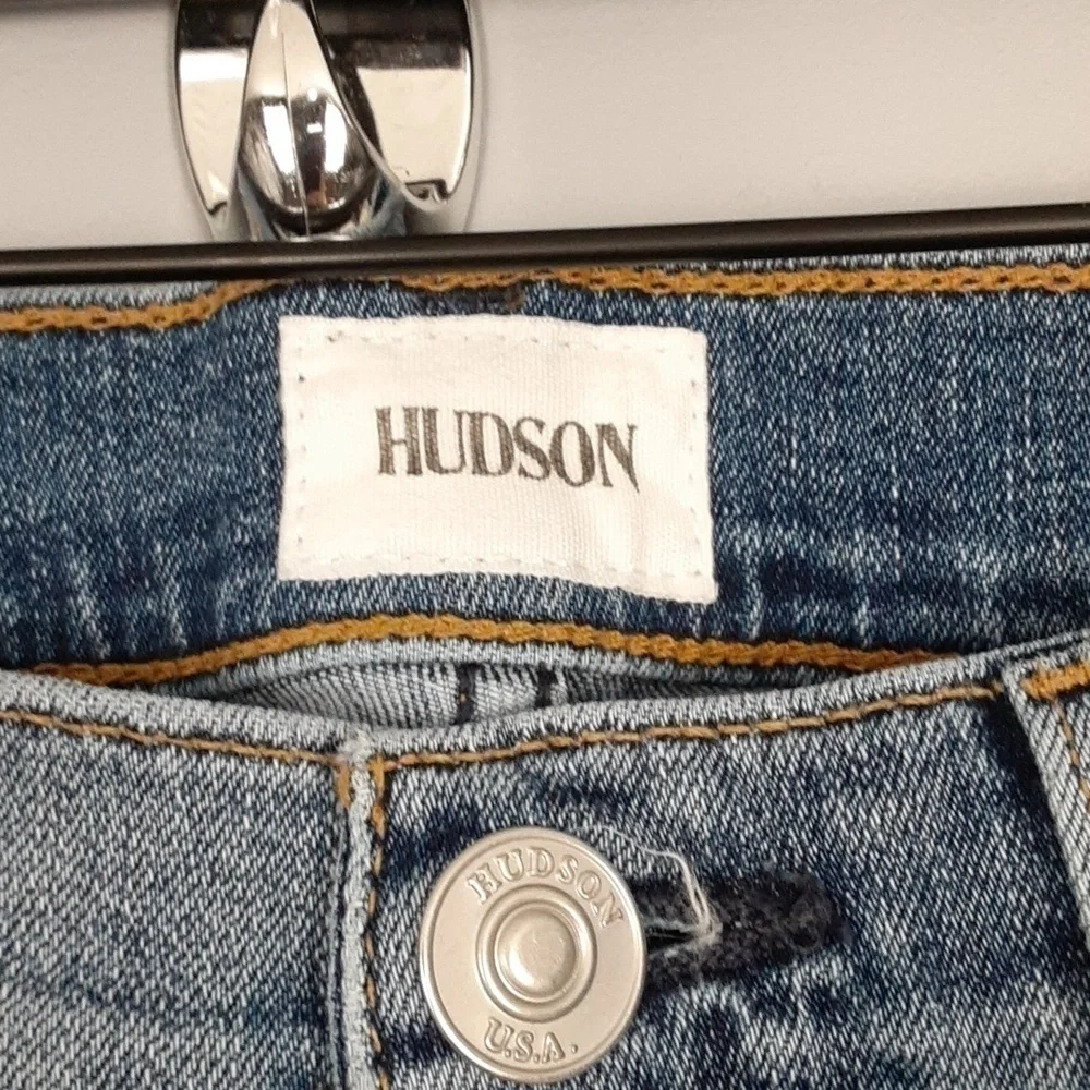 Hudson Nico Ankle Straight Leg  Cropped Jeans